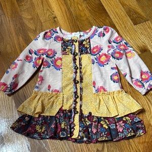 Floral Ruffle Baby Dress